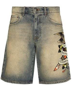 Ed Hardy Eagle Skater Short - Green