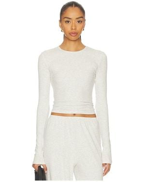 ALL THE WAYS Airlea Long Sleeve Top - White