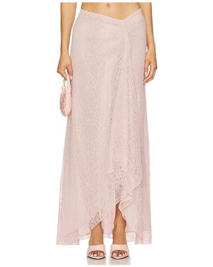 Camila Coelho Roland Maxi Skirt - Pink