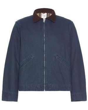 Nudie Jeans Chaqueta con cremallera blake - Azul