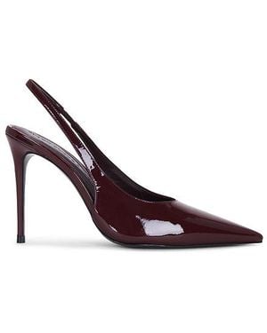 Black Suede Studio Jordyn 100 Slingback Pump - Brown