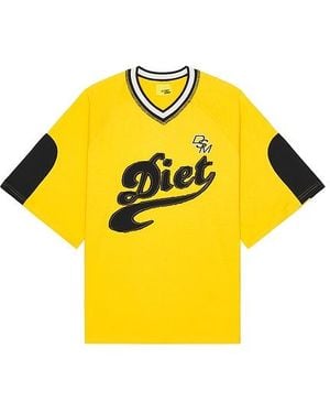 DIET STARTS MONDAY League Tee - Yellow