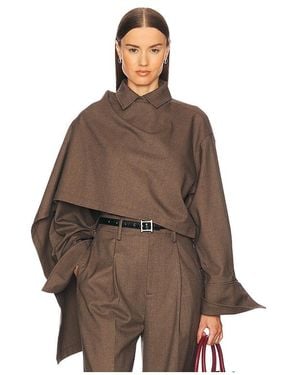 Helsa The Left Bank Layered Shirt - Brown