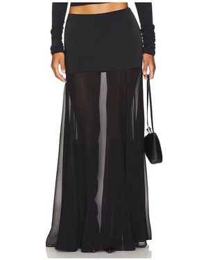 Camila Coelho Ivette Maxi Skirt - Black