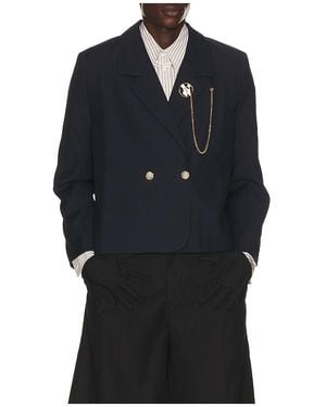 Advisry Double Breasted Blazer - Schwarz