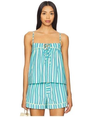 Damson Madder Ellis Shell Top - Blue
