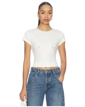 Lovers + Friends Camiseta Stacey En Color Blanco Talla (También En Xxs, Xs, S, M)