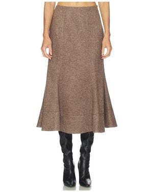 Camila Coelho Sidonia Midi Skirt - Natural