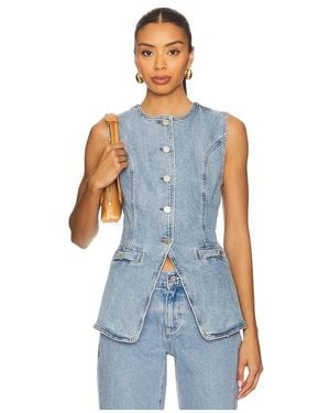 Blank NYC Denim Vest - Blue