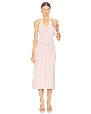 Asta Resort Neckholder-Kleid Bianca - Weiß