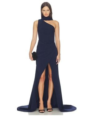 Elliatt Leonara One Shoulder Gown - Blue