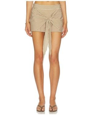 MORE TO COME Dayton Tie Mini Skort - White