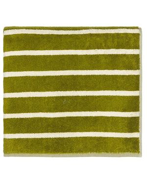 Dusen Dusen Toalla De Baño Con Rayas De Pájaro Bird Stripe Bath Towel En Color Verde Talla