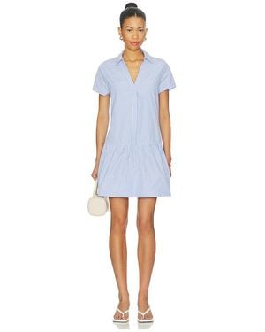 Brochu Walker ROBE ANTIBES en Baby Blue - Bleu