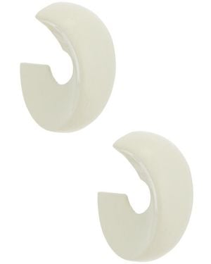 Uncommon Matters Creolen Sculpted Creole - Weiß