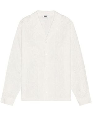 KROST Shirt Mit Stickereien Montauk - Weiß