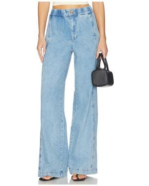 PAIGE Rumi Wide Leg Jeans - Blue