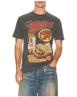 Junk Food Miller Burger And Beer Vintage Tee - Multicolour
