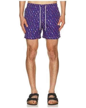 ARRELS Barcelona Altinha X Malika Favre Exclusive Swim Shorts - Blue