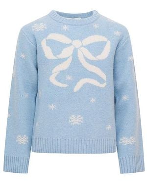LoveShackFancy Pullover & Sweatshirts Mintley - Blau