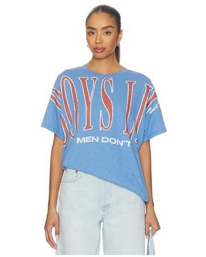 Boys Lie Ready To Ride Bf Tee - Blue