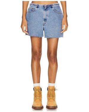 aligrace Undone Mini Rise Short - Blue