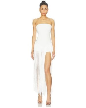 superdown Tea Fringe Romper En Talla (También En S, M) - Blanco