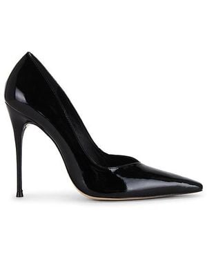 RAYE Danae Pointed-Toe Patent Leather Pumps - Black