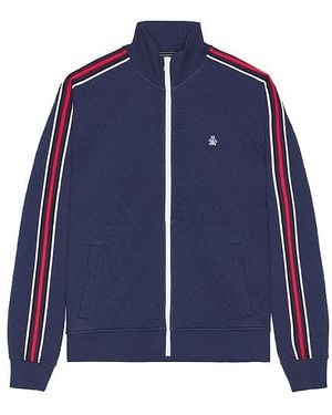 Original Penguin Quilted Track Jacket - Blue