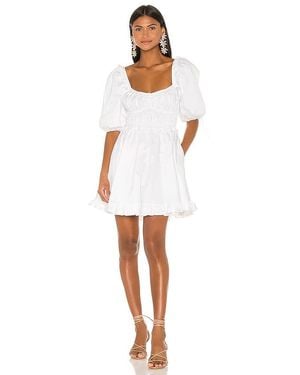 For Love & Lemons Jackson Mini Dress - White