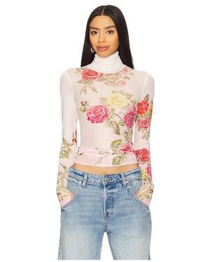 AFRM Zadie Mesh Top - Blue