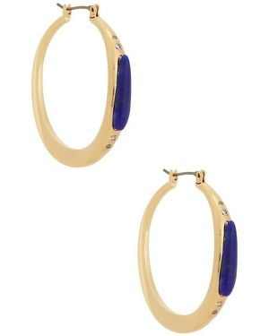 Ettika Lapis Solstice Hoops - Metallic