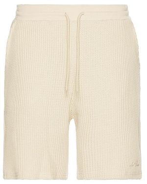 Les Deux Otto Waffle Jersey Shorts - White