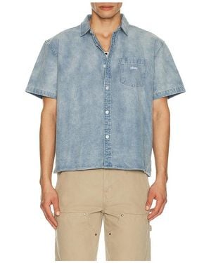 Obey Jeanshemd Owens - Blau