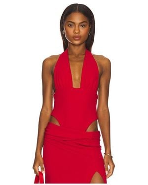 Natalie Rolt Becca Bodysuit - Red