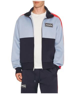 Pleasures X Oasis Forever Track Jacket - Blue