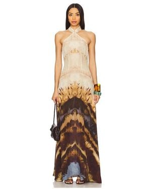 Kim Shui Silk Halter ドレス - ナチュラル