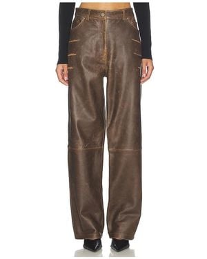 Manokhi Mojave Trousers - Brown