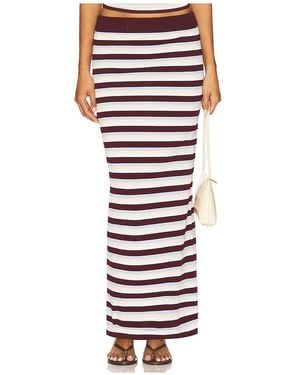 SNDY'S X Revolve Charleston Maxi Skirt - White