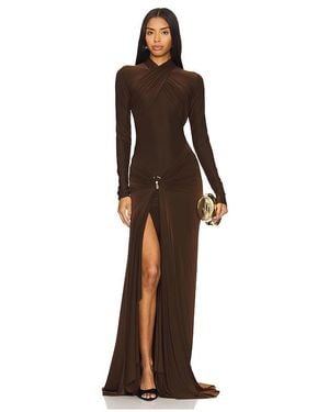 Deme by Gabriella June Gown - Brown