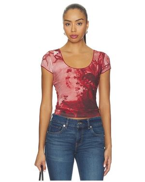 Tyler McGillivary Zora Scoop Tee - Blue
