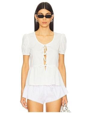 MORE TO COME Alma Top - White