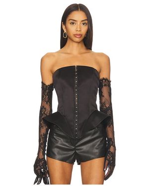 Aniye Records Len Bustier Top - Black