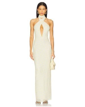 AFRM Genie Mesh Dress - White