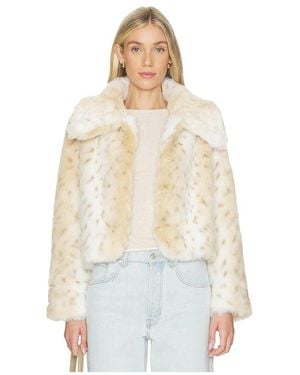 bubish Chelsea Faux Fur Jacket - White