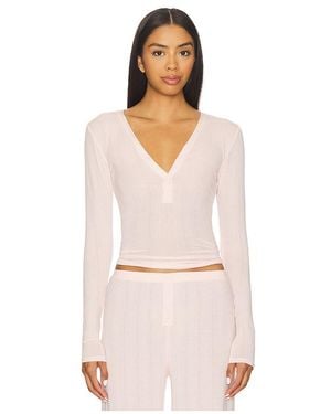 Negative Underwear Whipped Henley - White