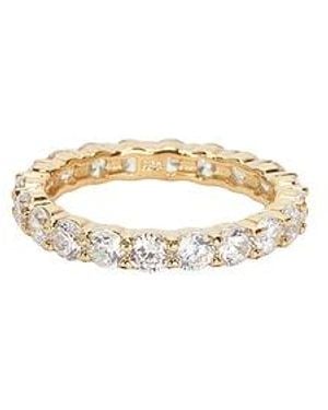 Shashi Eternity Band Ring - Metallic