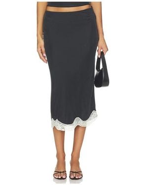 Bella Venice JUPE THE LAWSON en Black - Noir