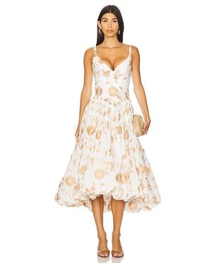 PATBO Botanical Midi Dress - ホワイト