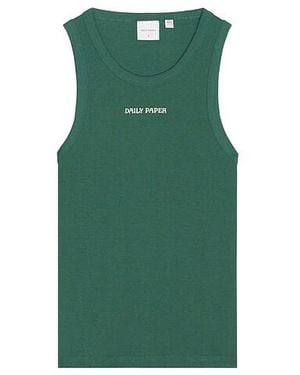 Daily Paper Rib Tank Top - Green